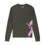Sp5der 5EX Girl Thermal LS Tee Dark Grey Back