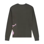 Sp5der 5EX Girl Thermal LS Tee Dark Grey Front