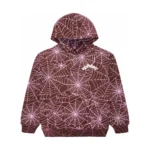 Sp5der AOP Hoodie Brown Front
