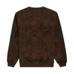 Sp5der Beluga Real Tree Camo Crewneck Sweatshirt Brown Back