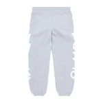 Sp5der Beluga Sweatpants Heather Grey Back