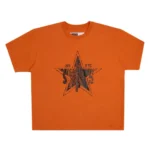 Sp5der Big Star Tee Red Orange Front