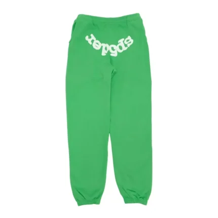 Sp5der Classic Sweatpant Slime Green Front