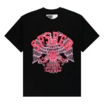 Sp5der Cross Country Slub Tee Black Front