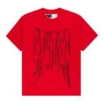 Sp5der Diffused Collegiate Tee Red Front