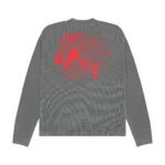 Sp5der Hellcat Kenny Thermal LS Shirt Grey Back