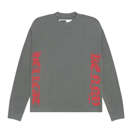 Sp5der Hellcat Kenny Thermal LS Shirt Grey Front