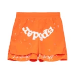 Sp5der OG Web Double Layer Short Orange Front
