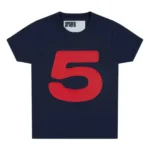 Sp5der Red 5 Baby Tee Navy Front