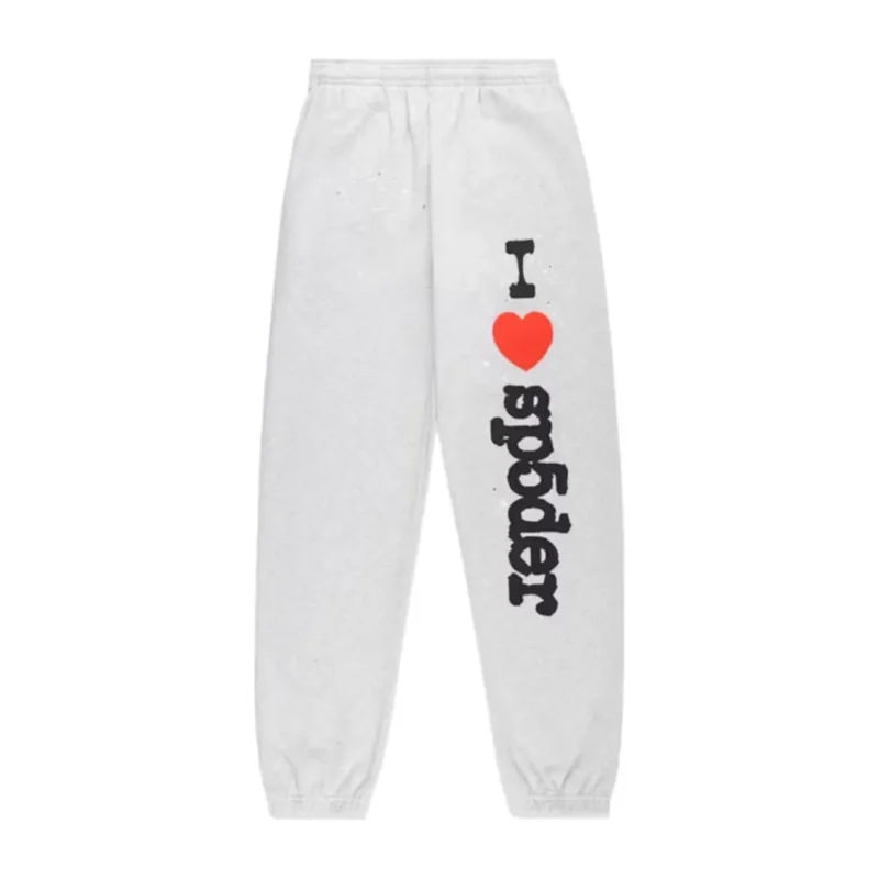 Sp5der Souvenir Sweatpant Heather Grey Front