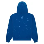 Sp5der Star Girl Hoodie Blue Back