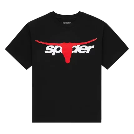Sp5der TX5 Flag Tee Black Front
