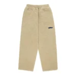 Sp5der Teddy Fleece Pant Tan Front