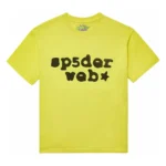 Sp5der Web Tee Yellow Black Front