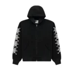 Sp5der Webstone Denim Jacket Black Front
