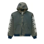 Sp5der Webstone Denim Jacket Indigo Front