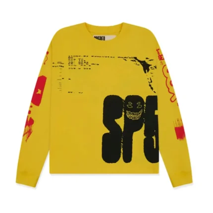 Sp5der X-Ray LS Tee Yellow Front