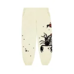 Sp5der x Mariah The Scientist Scorpion Sweatpant Cream Front